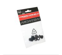 Intravis pedalier alu newton noir mono plateau m8x4 (jeu de 5) - vis et cheminee