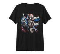 Intrépide et nourri par la liberté T-Shirt Haut de Gamme