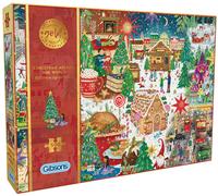 Intro gibson kerst puzzel christmas around the world 1000 stukjes