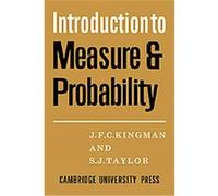 Introdction to Measure and Probability J.F.C. Kingman, S. J. Taylor (Auteur)