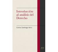 Introducción Al Análisis Del Derecho - Carlos Santiago Nino Carlos Santiago Nino (Auteur)