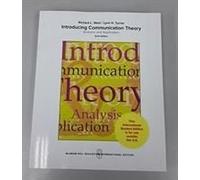Introducing Communication Theory: Analysis And Application