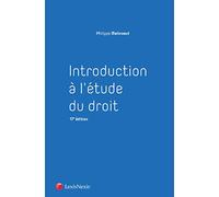 INTRODUCTION A L ETUDE DU DROIT
