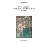 Introduction à l´étude et à l´enseignement du grec
