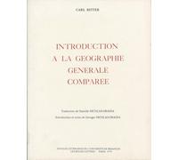 Introduction a la Geographie Generale Comparée
