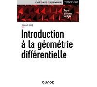 Introduction à la géométrie différentielle Cours et exercices corrigés - Vincent Guedj - Dunod - broché - Scolaire / Universitaire
