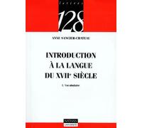Introduction à la langue du XVIIe siècle, tome 1 : Vocabulaire