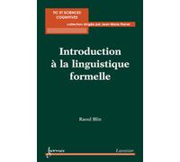 Introduction à la linguistique formelle - Raoul Blin - Hermes Science Publications - broché - Livre
