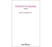 Introduction à la linguistique, Volume 1 - Igor Mel'cûk - Hermann - broché - Essai