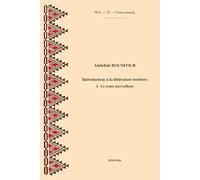 Introduction a la litterature berbere 3 le conte merveilleux
