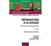 Introduction à la logique : Théorie de la démonstration - Cours et exercices corrigés