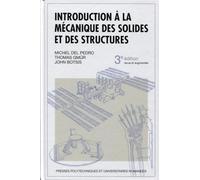 Introduction À La Mécanique Des Solides Et Des Structures