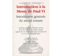 Introduction à la messe de Paul VI : Introduction générale du missel romain