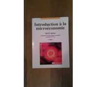 Introduction à la microéconomie