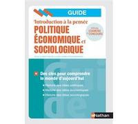 Introduction à la pensée politique économique et sociologique - 2019 Fabienne Lepage (Auteur), Jean-Yves Letessier (Auteur), Gérard Pehaut (Auteur), Robert Soin (Auteur), Eric Taïeb (Auteur), Hélène T