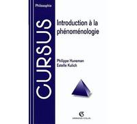 Introduction à la phénoménologie - - Philippe Huneman - Armand Colin - Livre