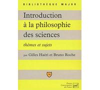 Introduction à la philosophie des sciences