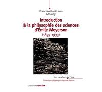 Introduction à la philosophie des sciences d'Emile Meyerson (1859-1933)