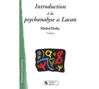Introduction a la psychanalyse de lacan 5e edition - M DETHY - Chronique Sociale - broché - Etude