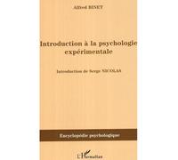 Introduction à la psychologie expérimentale - Alfred Binet - L'harmattan - broché - Etude