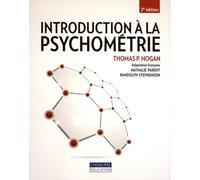 Introduction à la psychométrie, 2e éd
