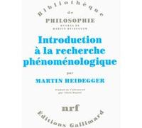Martin Heidegger – Introduction à la recherche phénoménologique – Traduction Alain Boutot – Broché