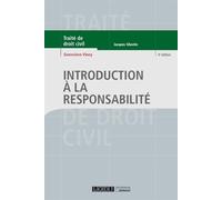 Introduction à la responsabilité 2019 - Geneviève Viney - Lgdj - broché - Etude