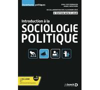 Introduction à la sociologie politique 2019 - Jean-Yves Dormagen - De Boeck Supérieur - broché - Essai
