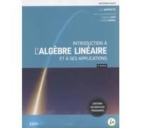 Introduction à l'algèbre linéaire et à ses applications - 5e édition: Manuel + version numérique 1 an