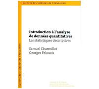 Introduction À L'analyse De Données Quantitatives - Les Statistiques Descriptives