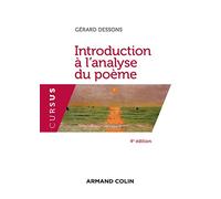 Introduction à l'analyse du poème - 4e éd.