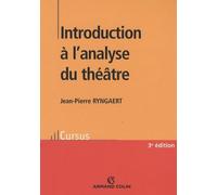 Introduction à l'analyse du théâtre