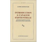 Introduction à l'analyse existentielle - Ludwig Binswanger - Minuit - Livre