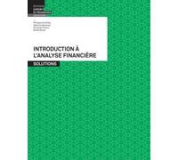 Introduction à l'analyse financière: Solutions