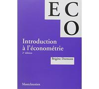 INTRODUCTION À L'ÉCONOMÉTRIE - 2ÈME ÉDITION