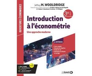 Introduction à l'économétrie Jeffrey Wooldridge (Auteur), Michel Beine (Traduction), Sophie Béreau (Traduction), Maëlys de la Rupelle (Traduction), Jean-Yves Gnabo (Traduction), Cédric Heuchenne (Trad