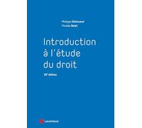 Introduction à l'étude du droit