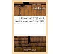 Introduction à l'étude du droit international