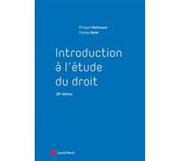 Introduction à l'étude du droit Nicolas Balat (Auteur), Philippe Malinvaud (Auteur)