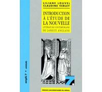 Introduction à l'étude la nouvelle littérature contemporaine de langue anglaise