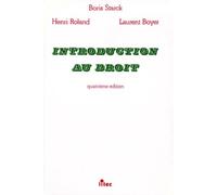 Introduction au droit, 4e édition (ancienne édition)