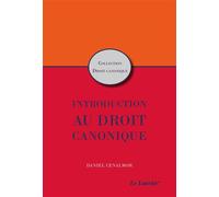 Introduction au Droit canonique - Daniel Cenalmor - le Laurier - broché - Essai