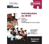 Introduction au droit: Cours et travaux dirigés premier semestre de L1