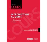 Introduction au droit Cours - Tests d'évaluation - Bernard Beignier - Lgdj - broché - Scolaire / Universitaire