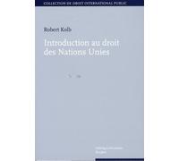 introduction au droit des nations unies