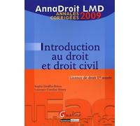 Introduction au droit et droit civil: Annales corrigées