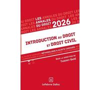 Introduction Au Droit Et Droit Civil L1 - Méthodologie & Sujets Corrigés - Les Annales Du Droit 2026
