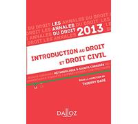 Introduction au droit et droit civil: Méthodologie & sujets corrigés