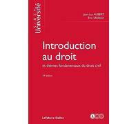Introduction Au Droit Et Thèmes Fondamentaux Du Droit Civil