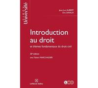 Introduction Au Droit Et Thèmes Fondamentaux Du Droit Civil - 20e Édition